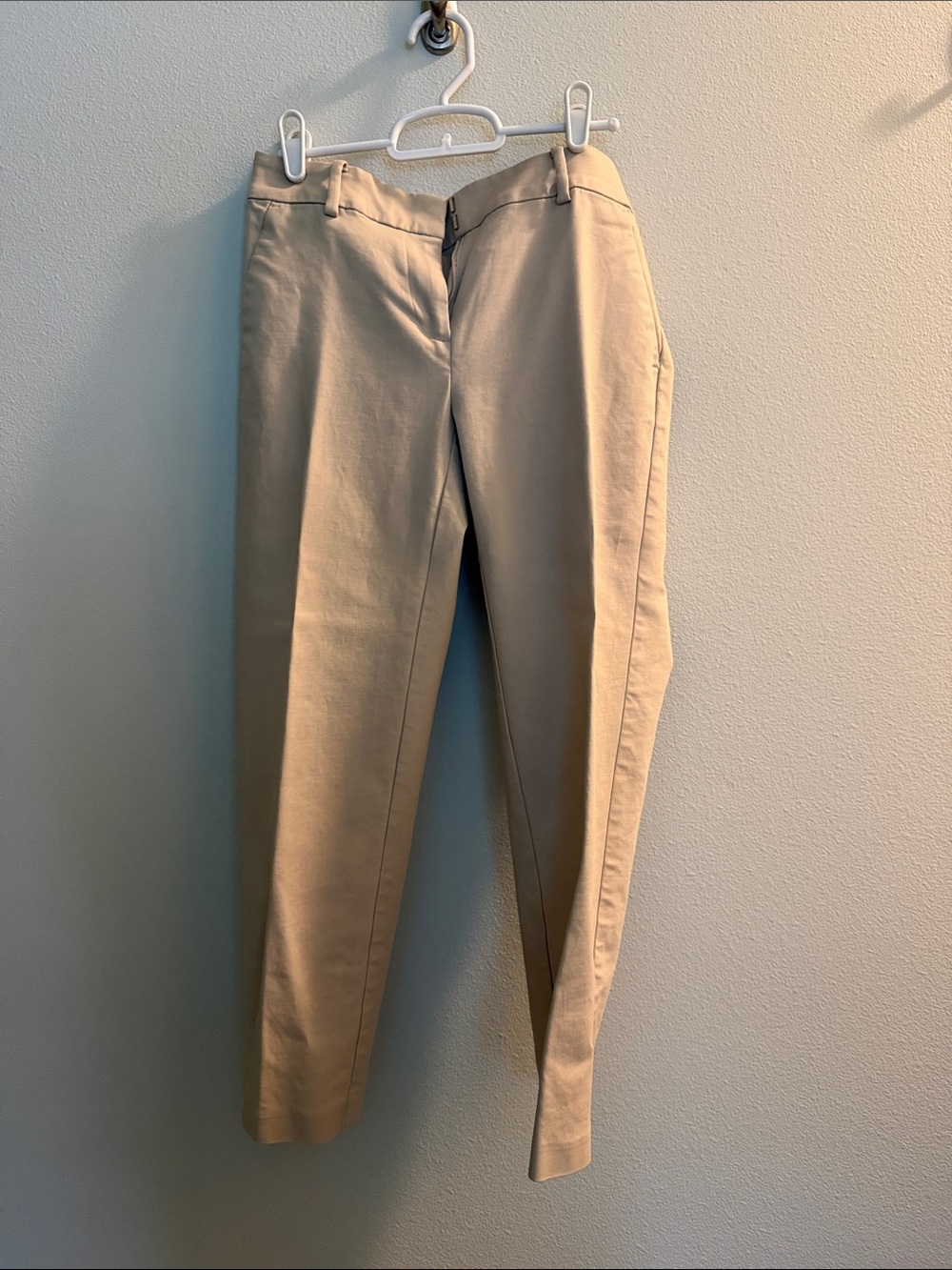 LOFT Tan Straight-Leg Women's Trousers